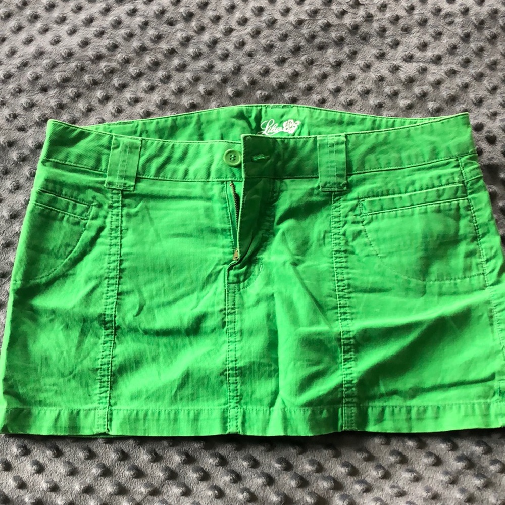 Lilu Green Skirt